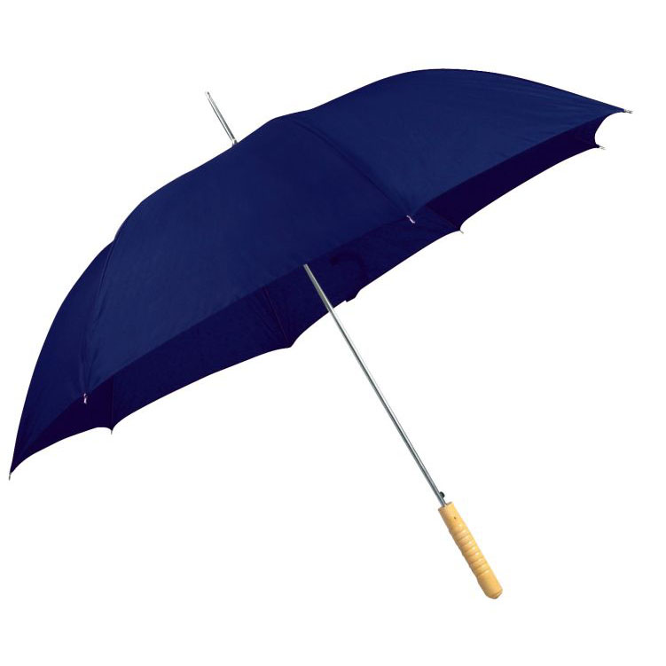 Tmavě-modrý vystřelovací deštník