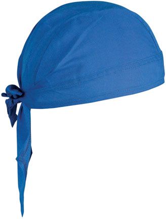 Modrý šátek na hlavu